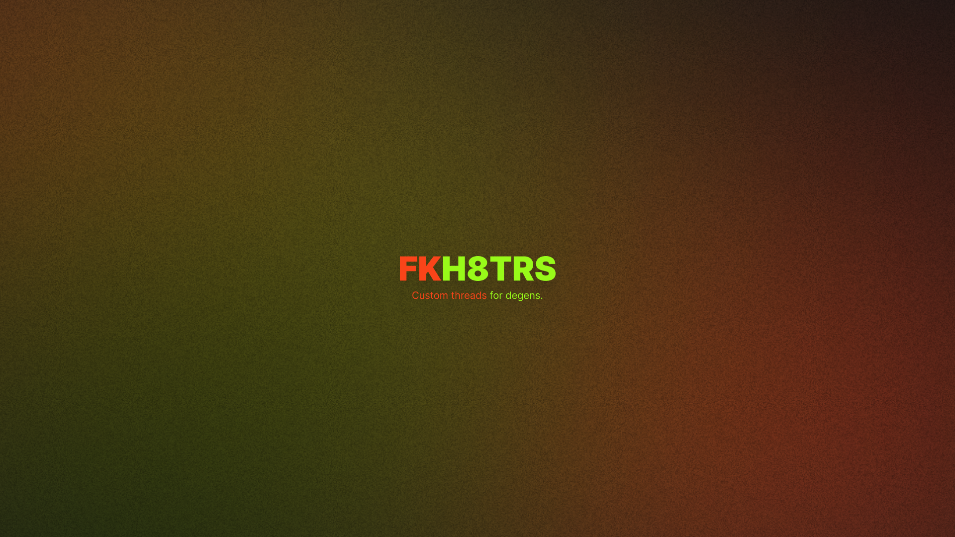 FKH8TRS Official Gear